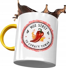 Sárga Bögre Bácsinak Születésnapi Ajándék Nyomtatott Fotóval