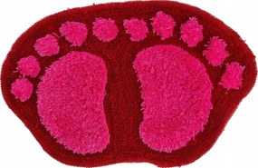 Fürdőszoba Szőnyeg Láb Piros Rózsaszín Málna Puha