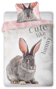 Homa BUNNY pamut ágynemű 140x200 cm