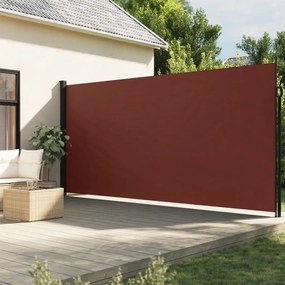 barna behúzható oldalsó napellenző 220 x 300 cm