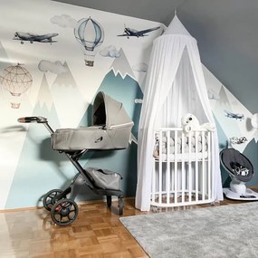 INSPIO Falmatricák - Hőlégballonok akvarell színekben