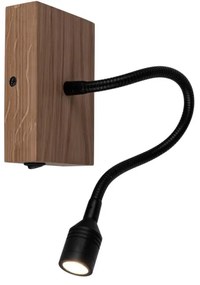 Spot-Light 5721174 - LED fali lámpa LECTOR LED/2,5W/230V tölgy