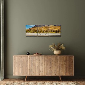 Kép - Torres del Paine Nemzeti Park (órával) (90x30 cm)