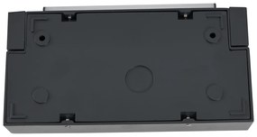 Kültéri fali lámpa fekete LED-del IP54 mozgásérzékelővel, szolár - Judge