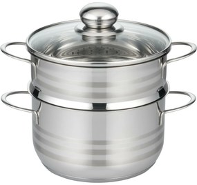 Elo 22718 Basic Rozsdamentes acél párolóedényBrillant 18 cm, 1,6/2,4 l, 18 cm