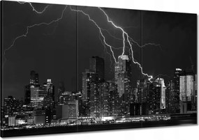Festmények 120x80 Villámok New Yorkban