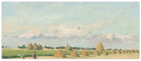 Kép - Camille Pissarro, Landscape, Ile de France, reprodukciók (120x50 cm)