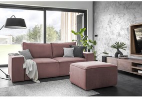 Silla kanapé, rózsaszín, Velvetmat 24