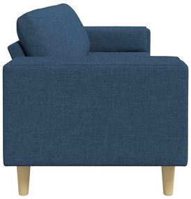 Kanapé Szett Kék szövet