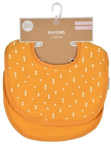 Sárga muszlin előke szett 2 db-os – Bébé Douceur