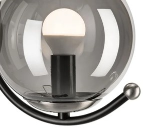 Fali lámpa GEORGIA 1xE14/5W/230V matt króm/füstös