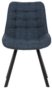 Étkezőszék kék szövettel. HC-465 BLUE2