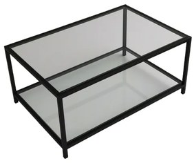 Kávésasztal ASTRO 40x90 cm fekete