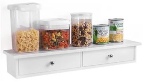 SHELFY rekeszes fali polc, fehér