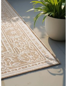 Bézs-elefántcsont színű kültéri-beltéri szőnyeg 160x230 cm Duet Kona – NORTHRUGS