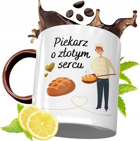 Bordó Bögre Péknek Születésnapra Ajándék fényképes nyomattal