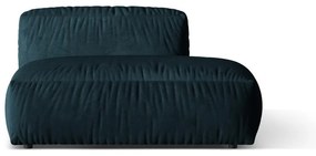 Sötétkék bársony kanapé modul (jobb oldali) Martina – Micadoni