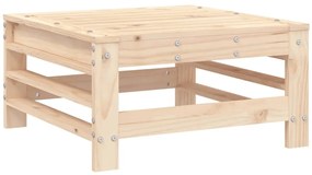 Tömör fenyőfa kerti lábzsámoly