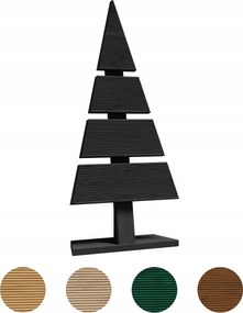 Vörösfenyő karácsonyfa dísz antracit 59 x 27 cm