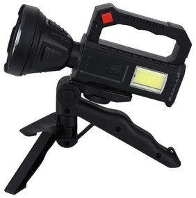 Napelemes lámpa háromlábú állvánnyal - TY-841T - fekete