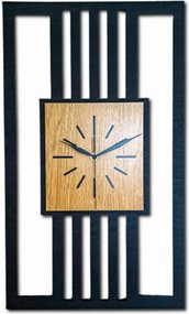 Nagy,modern Falióra,loft,fa,nappaliba,lamellák,aranytölgy,csendes