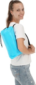 Felfújható babzsák/lazy bag, kék, LEBAG