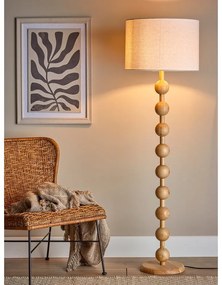 Natúr színű állólámpa textil búrával (magasság 154,5 cm) Giacoma – Bloomingville