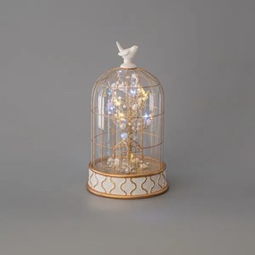 LED karácsonyi dekoráció 12xLED/3xAAA meleg fehér