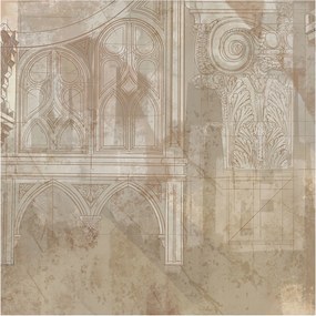 Fali fotótapéta Étkezőbe Történelmi díszek 250x250