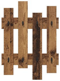 Fali Kabáthorog Falra szerelhető Régi fa 60 x 3 x 82 cm Faanyag