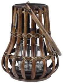 Ratanová lámpa VAN DER LEEDEN 1915, 24 cm