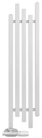Regnis sertés, fűtőelem 320x1000mm egylyukú bal alsó csatlakozással 50mm, 630W, fekete matt, SORK100/30/LD50/FEKETE
