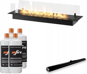 BiokandallĂł bĂștor Insert Slim fekete 1200mm ĂŒveg