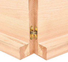 kezeletlen tömör fa asztallap 120x50x(2-6) cm