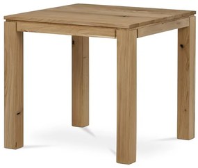 Tömör Tölgy Étkezőasztal 80×80 cm. DS-F080 DUB