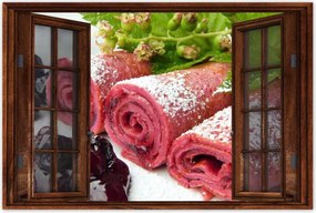 Poszterek 90x60 Málnás finomságok Gyümölcsök