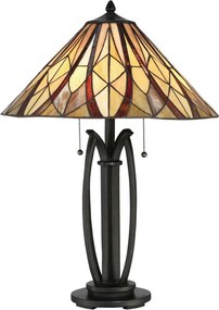 Elstead Lighting VICTORY &amp; HOLMES QZ-VICTORY-TL Asztali lámpa 2x60W/E27