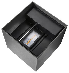 Nordlux - LED kültéri fali lámpatest MILDA LED/4,9W/230V IP44 antracitszürke