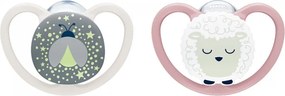 Baba cumi  NUK Perfect Match Air Night FIREFLY/SHEEP 0-6m 2db, vel. 0-6 h