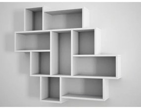 Fali polc PAROLA 103,5x115,5 cm fehér