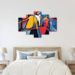 Kép - A férfiak absztrakciója (150x105 cm)