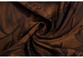 Sötétbarna függöny 210x245 cm Nydia – Mendola Fabrics