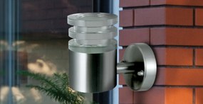 POLUX 300492 CRYSTAL Modern Kültéri Fali Lámpa Ezüst LED IP44