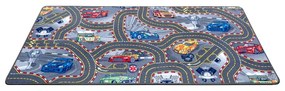 Play Race Track gyerek futószőnyeg, 90 x 200 cm - Hanse Home
