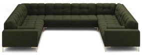 Zöld sarokkanapé (U alakú) Bali – Cosmopolitan Design