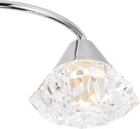 Dar Lighting glamour modern mennyezeti lámpa dilys csiszolt króm dardil5350