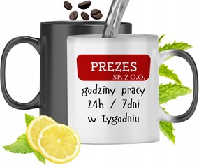 Mágikus Bögre Elnöknek Színváltós Nyomtatott Fényképpel