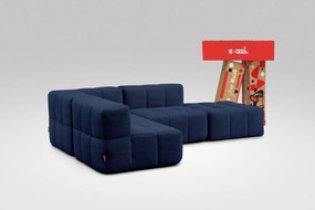 4 Teiliges Modulares Sofa – Blau