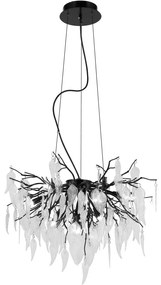 Kristály csillár zsinóron 10xG9/40W/230V fekete