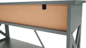 Konzolasztal, szürke, LOMIR